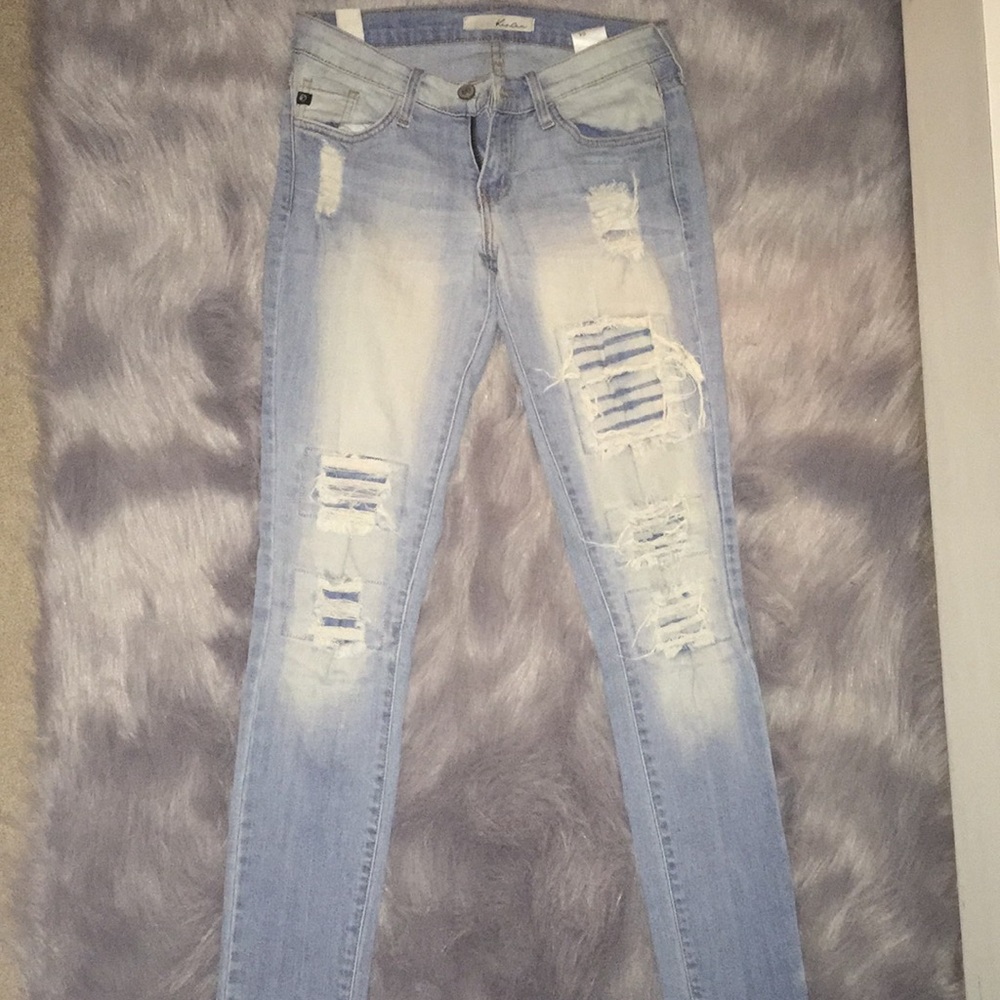 Size 24 distressed jeans, Brand from The Buckle.